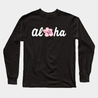 Aloha - Hawaiian floral Long Sleeve T-Shirt